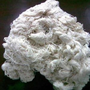 Cotton yarn waste