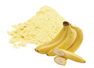 dried banana powder