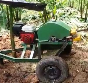 Banana Fiber Extraction Machine With Wheels