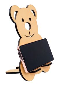 Teddy Bear Shape Laser Cut Phone Stand