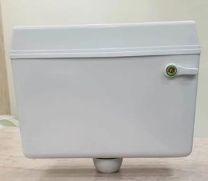 White PVC Toilet Flush Tank