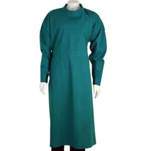 Green Disposable Visitor Gown