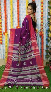 Ladies Handloom Cotton Jamdani Saree