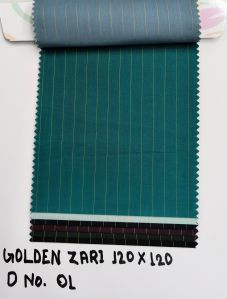 GOLDEN ZARI SHIRTING FABRIC