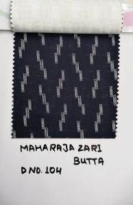 maharaja zari butta cotton shirting fabric