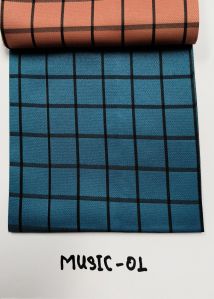 MUSIC COTTON CHECK SUITING FABRIC