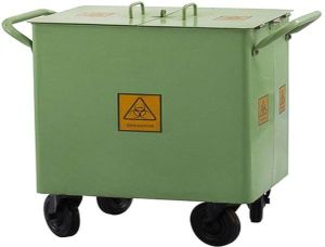 Bio Hazard Dustbin Trolley
