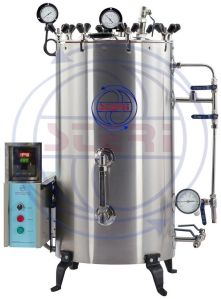 YSU-404 Silver Vertical Cylindrical High Pressure Steam Sterilizer