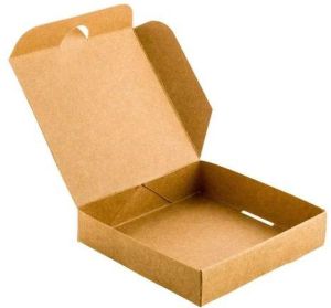 Brown Paper Pizza Box