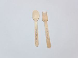 disposable wooden spoon set