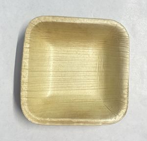 Square Deep Palm Leaf Plate