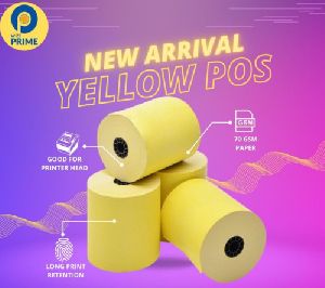 thermal paper rolls yellow 79X50 3icnh
