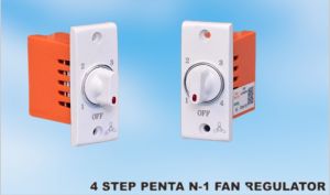 N-1 Penta Socket Type 4 Step Fan Regulator