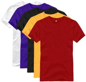 Mens Plain Polyester T-Shirt