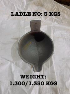 1.300/1.350 Kg SS Casting Manual Hand Ladle