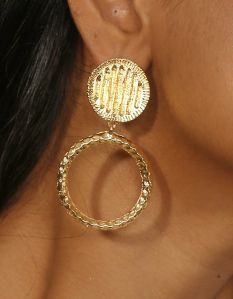 Dangling Brass Earrings