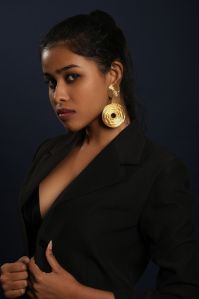 Nayia Brass Earrings