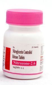 2.6 Mg Nitroglycerin Controlled Release Tablets
