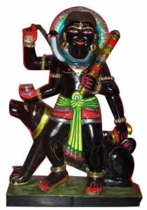 Polished Kal Bhairav Marble Statue, Speciality : Shiny, Dust Resistance