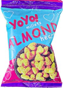 Almond Hearts Sweet Pops - Millet Snacks 20gm