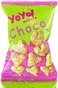 Choco Hearts Sweet Pops - Millet Snacks 20gm