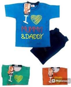 Baby Boy T-Shirt & Half Pant Set