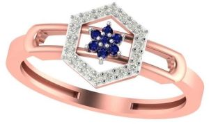 M-PLR-3925 Ladies Rose Gold Ring