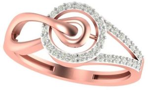 M-PLR-3943 Ladies Rose Gold Ring