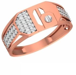 R-SJGR-2252 Mens Rose Gold Ring