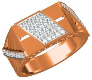 SJGR-2393 Mens Gold Ring