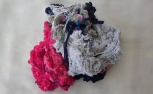 Multi colour baniyan yarn waste