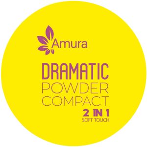 Amura Dramatic Soft Touch 2 In 1 Compact Powder