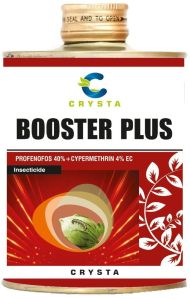 Booster Plus-	 Profenofos 40% + Cypermethrin 4% EC