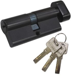 Anodised Black 70mm Both Side Key Cylinder Lock
