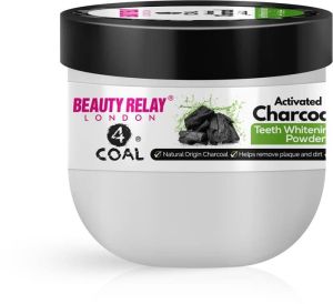 4 Coal Activated Charcoal Teeth Whitening Powder