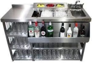 Bar Counter Cocktail Station