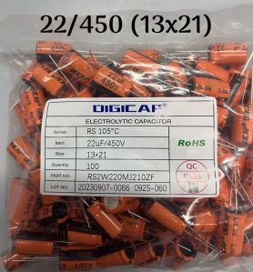 22 MFD - 450 VDC Orange Capacitor