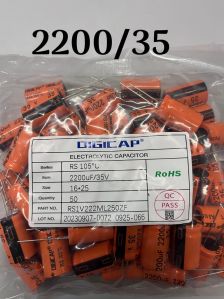 2200 MFD - 35V DC Orange Capacitor