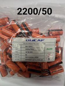 2200 MFD - 50V DC Orange