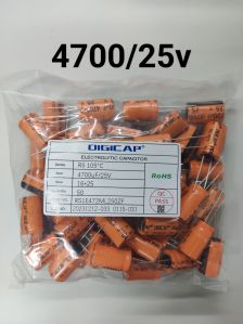 4700 MFD - 25V DC Orange Capacitor