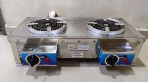 2 Burner Commercial Electric Stove