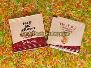 Wedding Welcome Akshata Sachet, For Individual, Events, Specialities : Scented, Customized