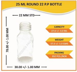 25 ml Round Essence Bottle