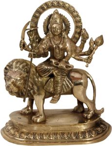 Brass Durga Mata Statue