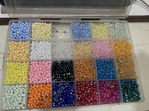 Acrylic beads Rainbow