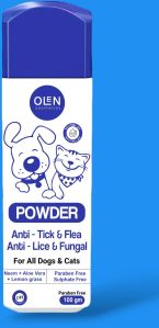 Anti Tick & Flea Powder for Dogs & Cats