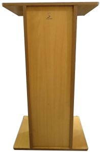 Laminated Wooden Podium Lectern Stand, Two shelves (SP-552C)