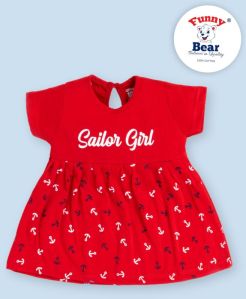 Funny Bear Baby Girl Dresses