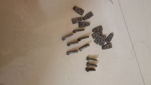 Tungsten carbide wear pads for crankshaft coils