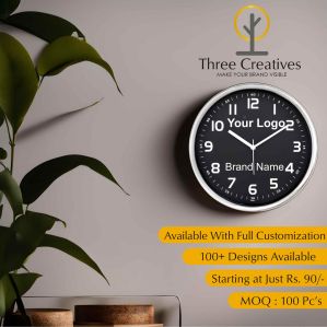 Promotional Oval Wall Clocks, Packaging Type : Paper Box